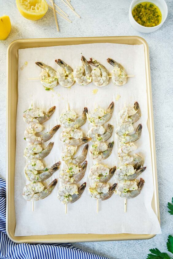 perfect oven baked shrimp skewers