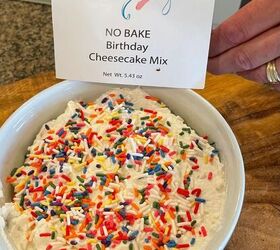 Birthday Cake Flavored No Bake Cheesecake Dip
