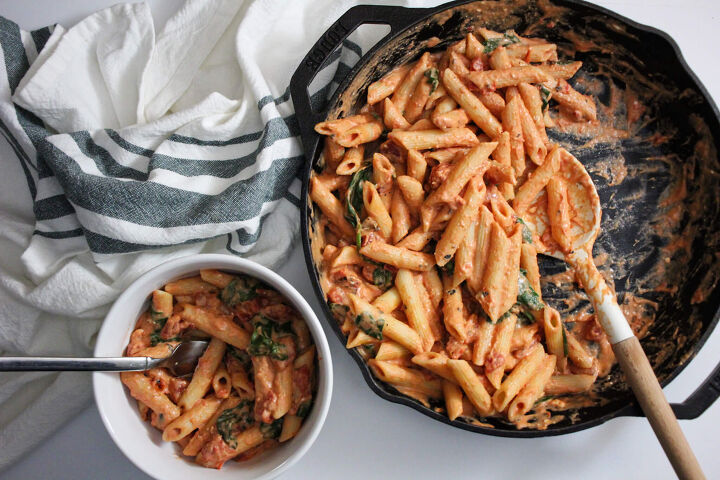 simple vegetarian penne rosa recipe