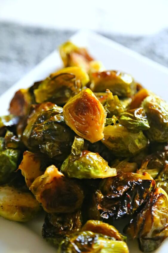 roasted maple brussel sprouts