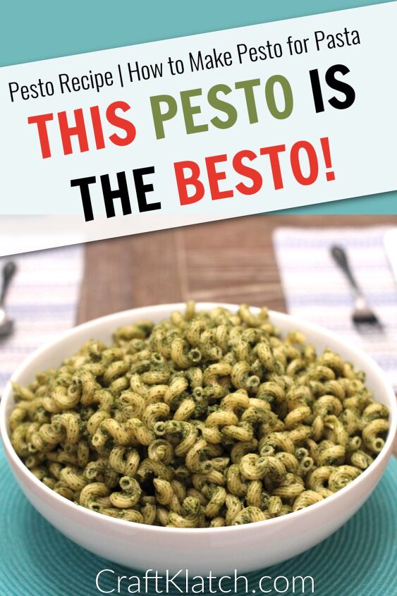pesto recipe how to make pesto for pasta