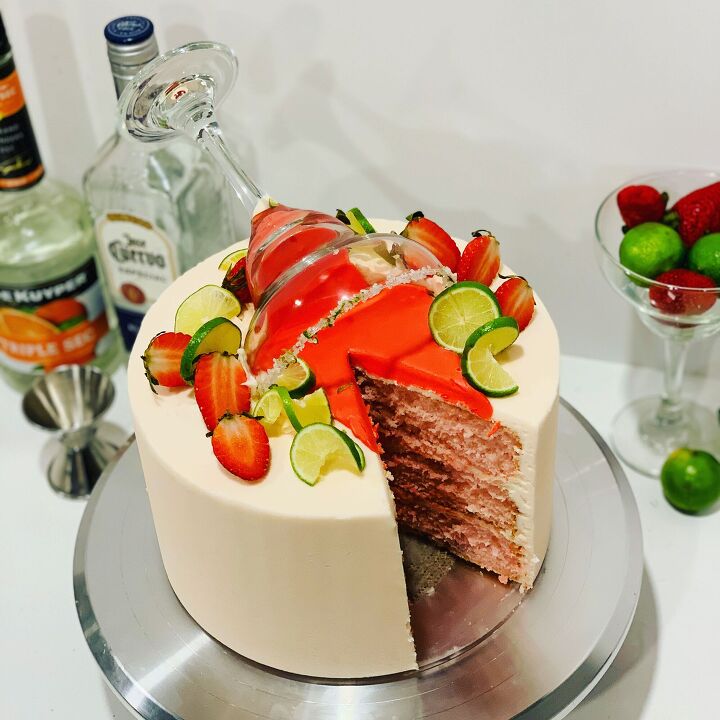strawberry margarita cake