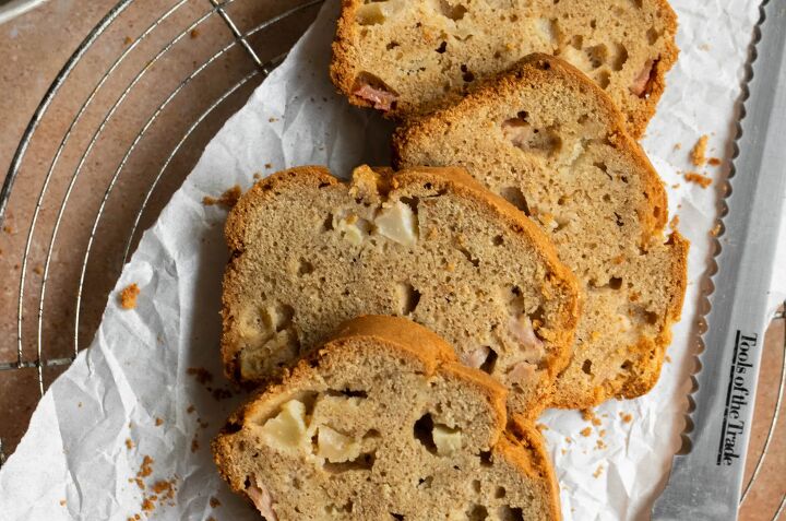 gluten free spiced pear loaf