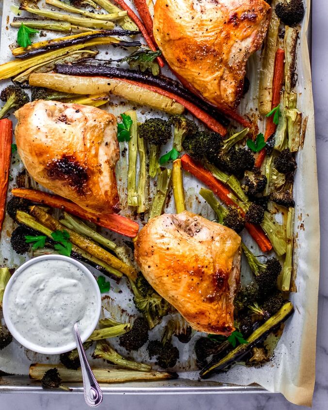 one pan ranch chicken with veggies
