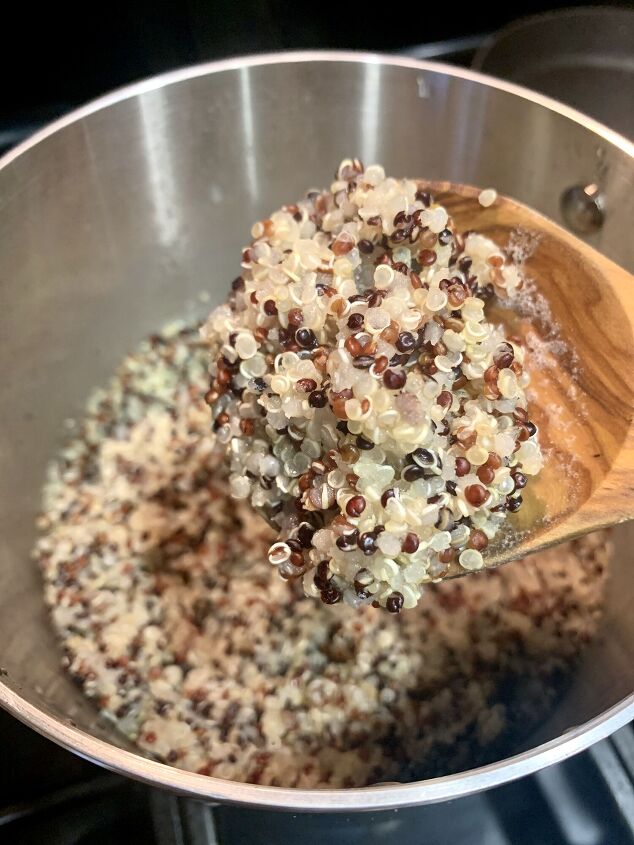 garlic quinoa tabbouleh