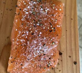 Bourbon Glazed Grilled Cedar Plank Salmon