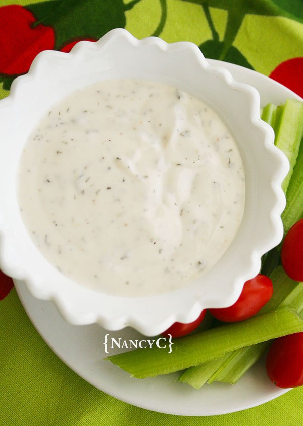 low fat buttermilk ranch dressing and dip