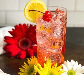 dirty shirley temple cocktail or mocktail