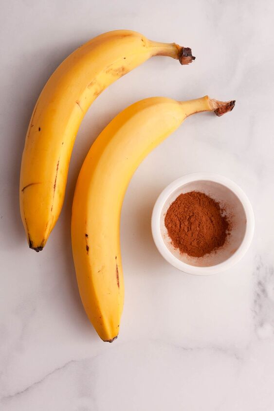 2 ingredient air fryer cinnamon bananas
