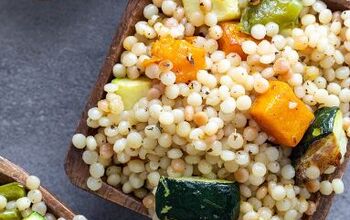 Pearl Couscous Salad With Roasted Vegetables