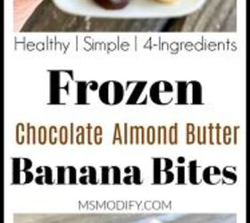 frozen chocolate almond butter banana bites