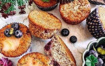 Forest Fruits and Poppyseed Muffins With Lemon