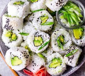 Easy and Allergy Friendly Cucumber and Avocado Sushi Rolls - Nut