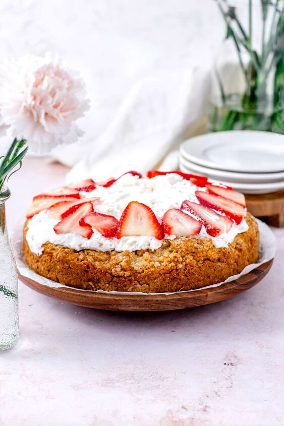 vegan brown sugar strawberry shortcake