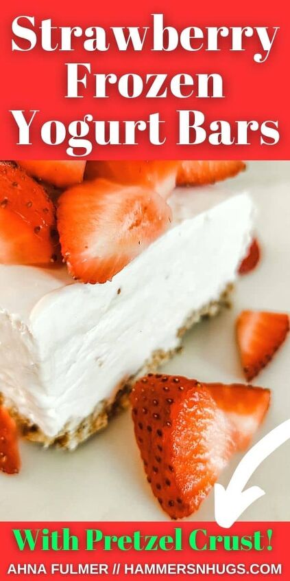 easy recipe for frozen yogurt bars strawberry
