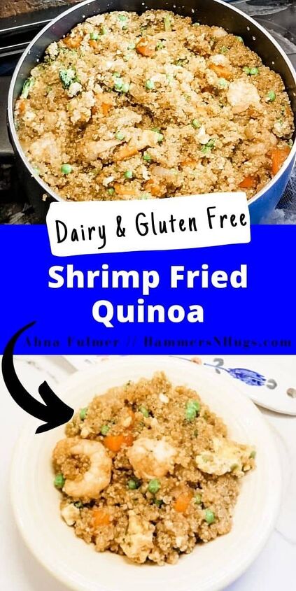 shrimp fried quinoa