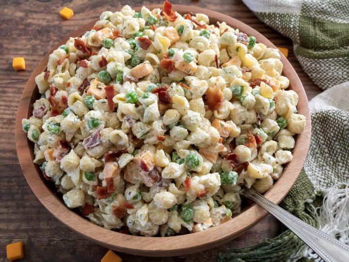 creamy bacon ranch pasta salad