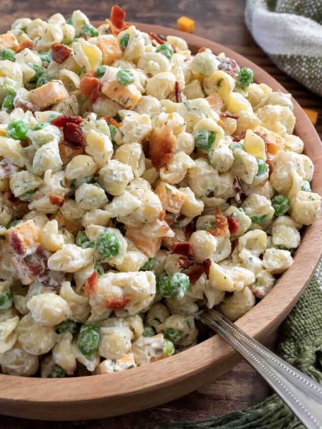 creamy bacon ranch pasta salad