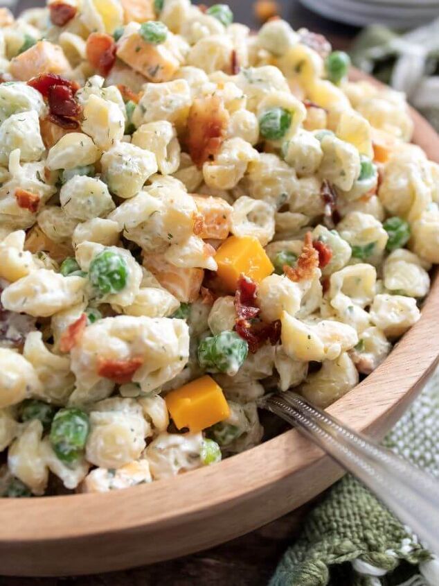 creamy bacon ranch pasta salad