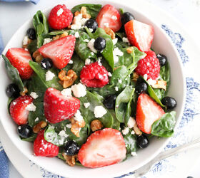 Whether you're looking for a healthy side or a light meal, this summer berry salad checks all the boxes