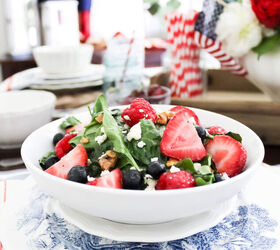 Summer Berry Spinach Salad With Poppy Seed Dressing