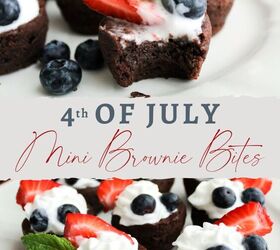 mini 4th of july brownie bites