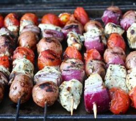 Pesto Chicken and Veggie Kabobs | Foodtalk