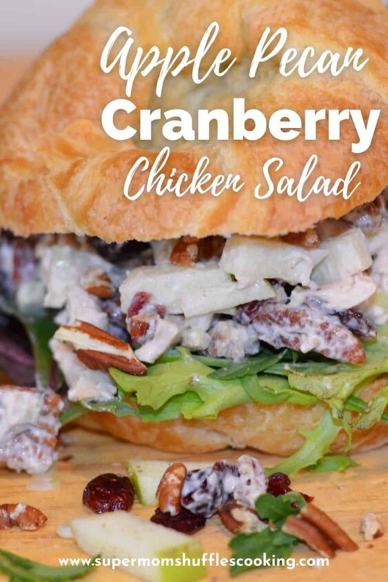 easy apple cranberry pecan chicken salad