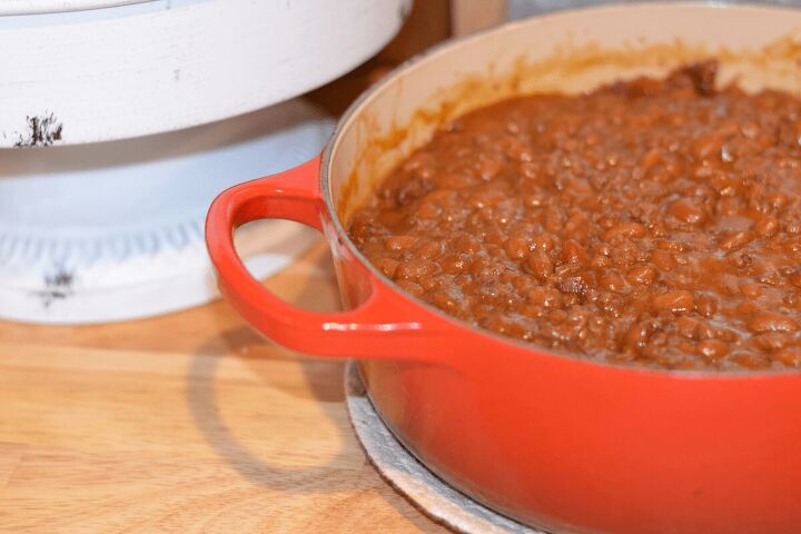 easy southern baked beans with ground beef recipe