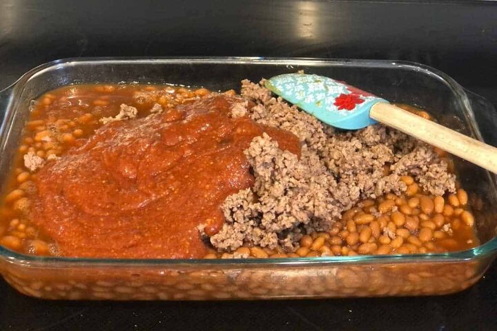 easy southern baked beans with ground beef recipe