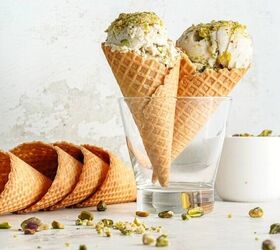Pistachio Praline Ice Cream (No Churn Vegan Ice Cream Recipe)