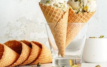Pistachio Praline Ice Cream (No Churn Vegan Ice Cream Recipe)