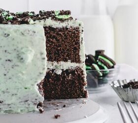 mint chocolate grasshopper cake