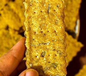 Sourdough Crackers Recipe With Field Garlic