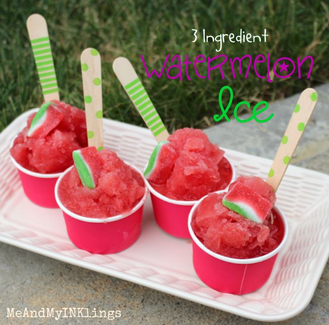3 ingredient watermelon ice