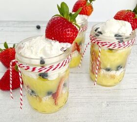 Summer Berry Trifle Dessert