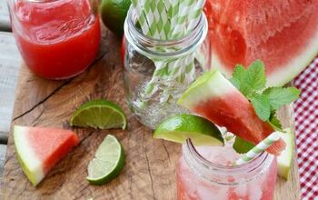 Watermelon Mojito With Mint Simple Syrup!