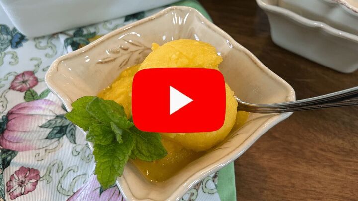 The Best Homemade Mango Sorbet Recipe