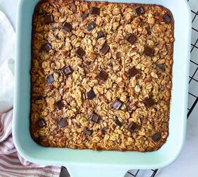 Protein Baked Oatmeal With Chocolate Chunks