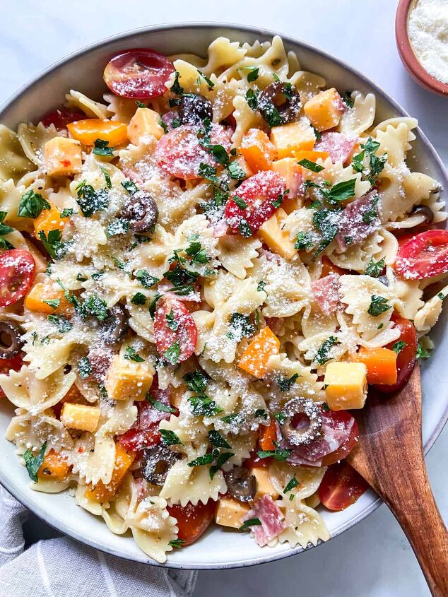 Easy Italian Pasta Salad With Italian Dressing | Foodtalk Easy Italian Pasta Salad With Italian Dressing | Foodtalk