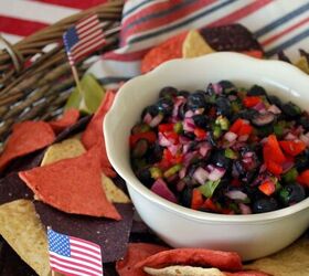 Quick and Easy Appetizer: Red, White and Blueberry Salsa