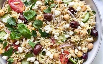 Greek Orzo Salad With Feta and Chickpeas