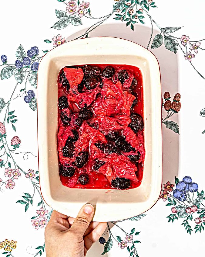 blackberry rhubarb crisp recipe