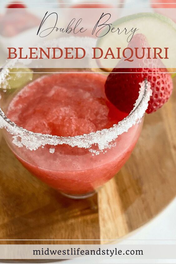 double berry blended daiquiri