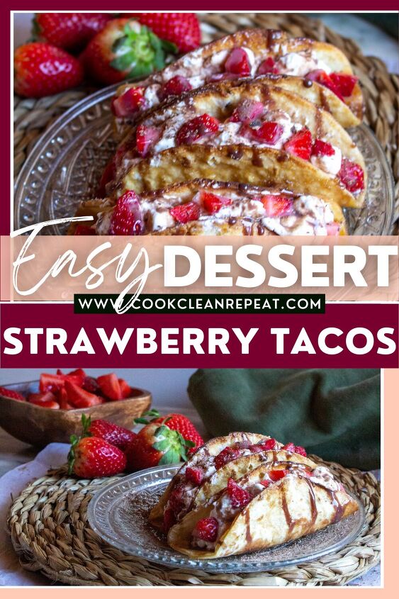 strawberry dessert taco recipe