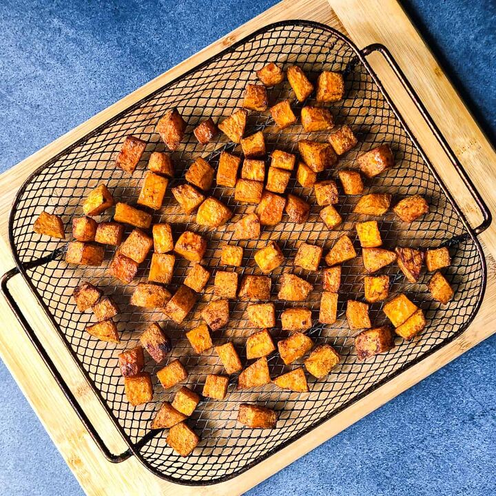 air fryer butternut squash savory or sweet, Cook for about 20 minutes