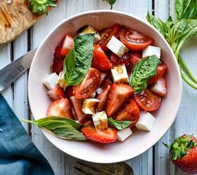 Summertime Strawberry Caprese Salad