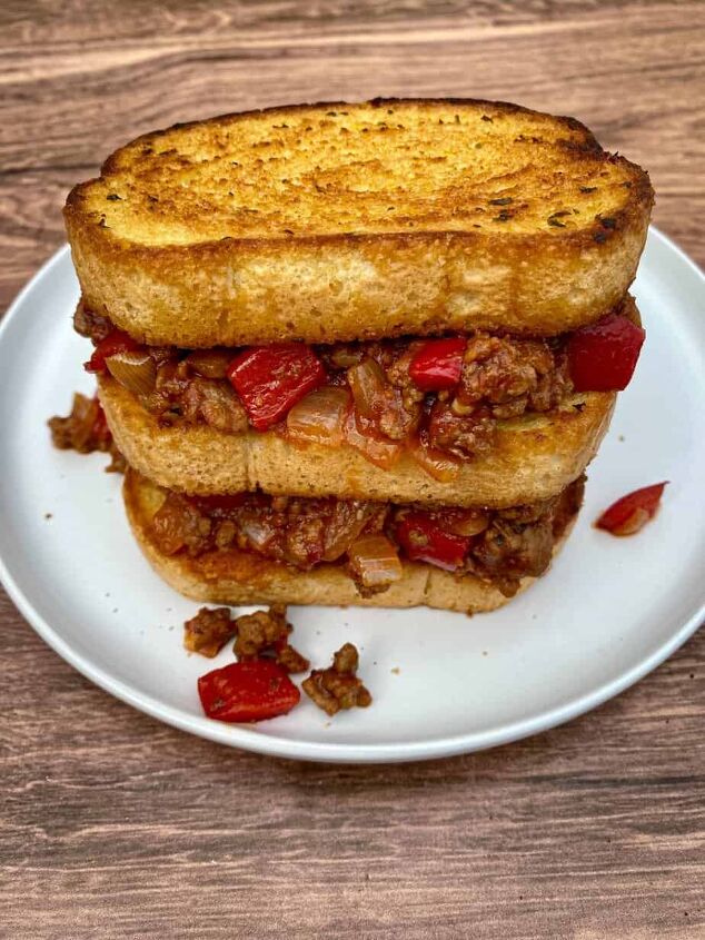homemade sloppy joes on texas toast happy honey kitchen