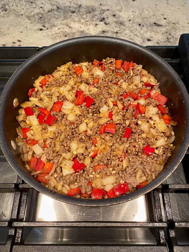 homemade sloppy joes on texas toast happy honey kitchen, Step 3 add spices and saut on medium high heat