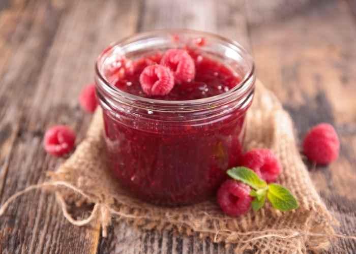 low sugar raspberry jam recipe
